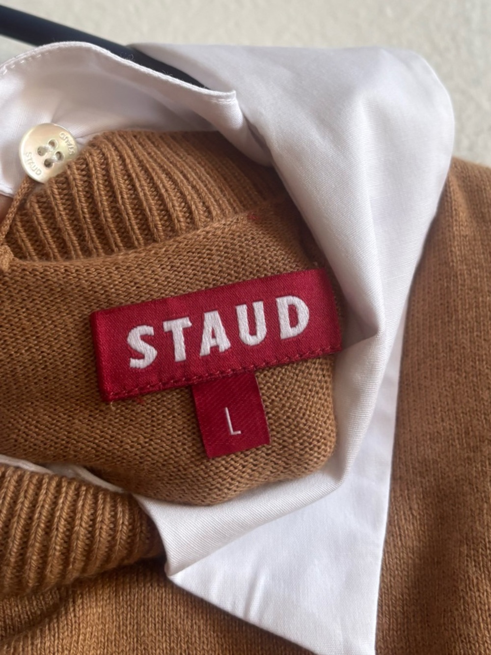 STAUD | Fern Mixed Media Mini Dress - Picture 4 of 4